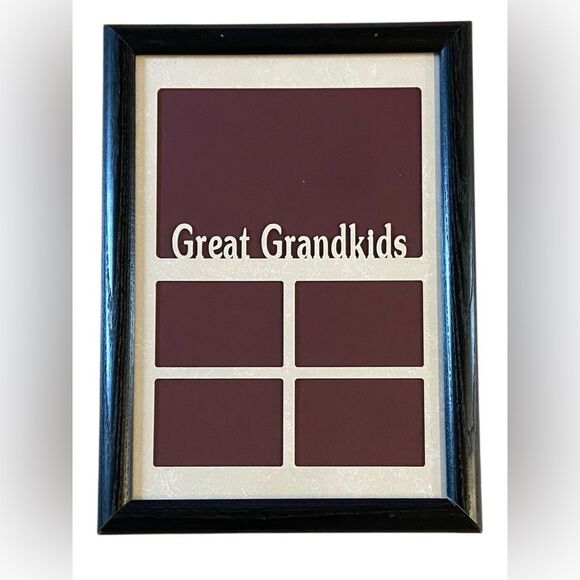 Great Grandkids Black Desk or Wall Frame by Classy Crafts Inc. - Picture 1 of 3